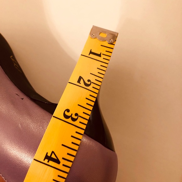 Impo size 11B purple heel leather shoe - Picture 5 of 7